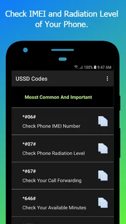 Secret Codes for Phones screenshot 1