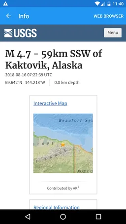 Earthquake + Alerts, Map & Info screenshot 4