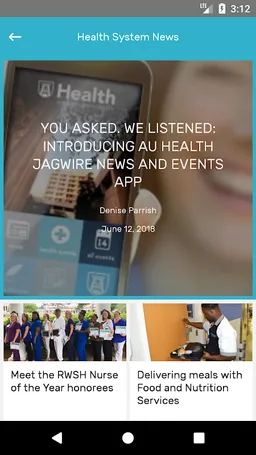 Augusta University Health News screenshot 4