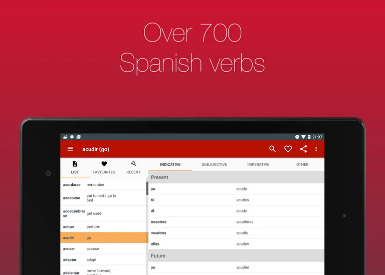 Spanish Verb Conjugator screenshot 7
