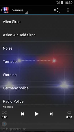 sirene et alarme screenshot 1