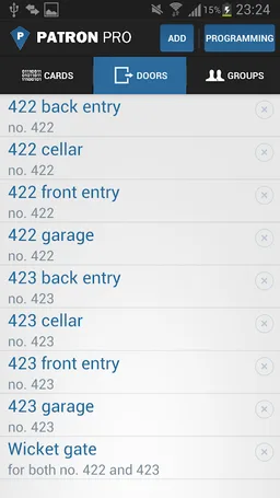 PATRON-PRO Admin screenshot 2