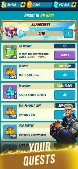 HAWK: Airplane Space games screenshot 8