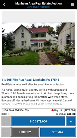 Lane Ryan Auctions screenshot 5