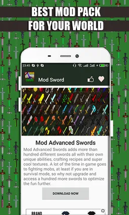 Mods and Addons Swords for MCPE screenshot 3