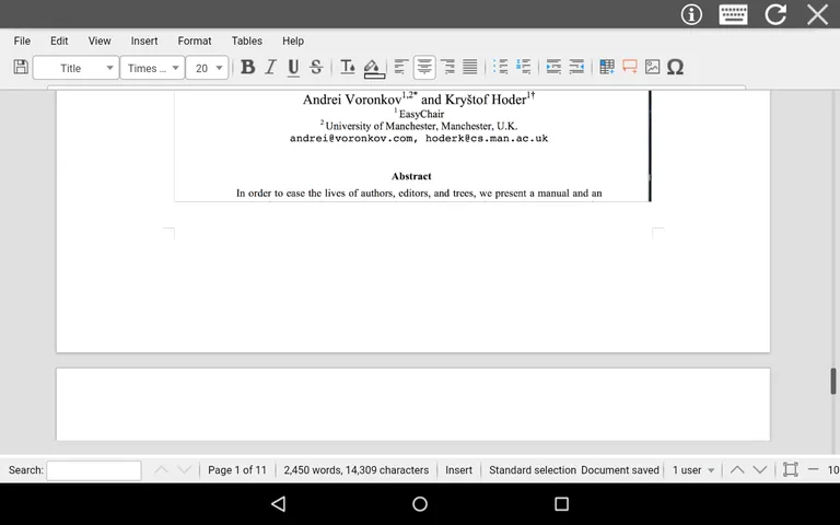 AndroDOC editor for Doc & Word screenshot 4