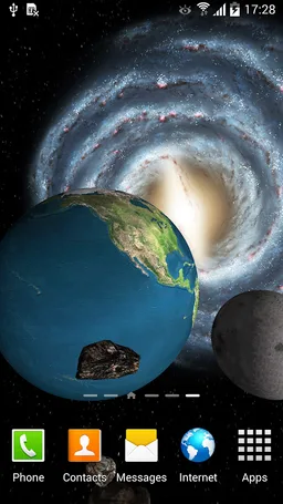 3D Galaxy Wallpaper screenshot 3