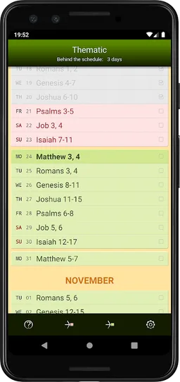 Bible Reading Schedule screenshot 2
