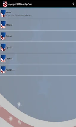 Languages US Citizenship Exam screenshot 4