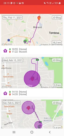 Journey Organizer (JO) screenshot 3