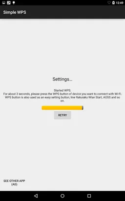 SimpleWPS - Quick Wi-Fi Setup screenshot 1