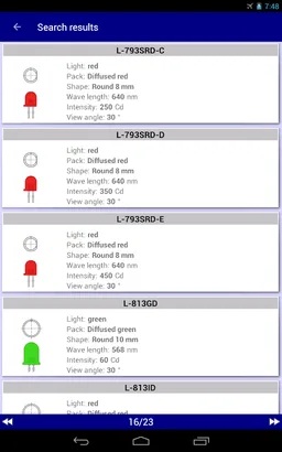 Electronics Database (offline) screenshot 8