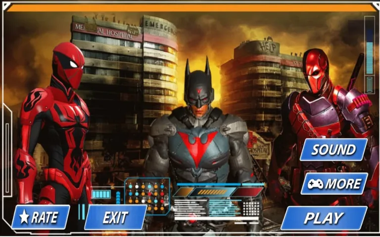 Grand City Simulation Flying Superhero screenshot 1