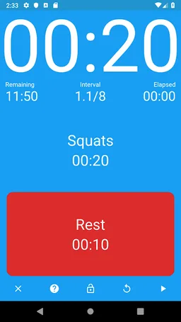 Seconds Interval Timer screenshot 1