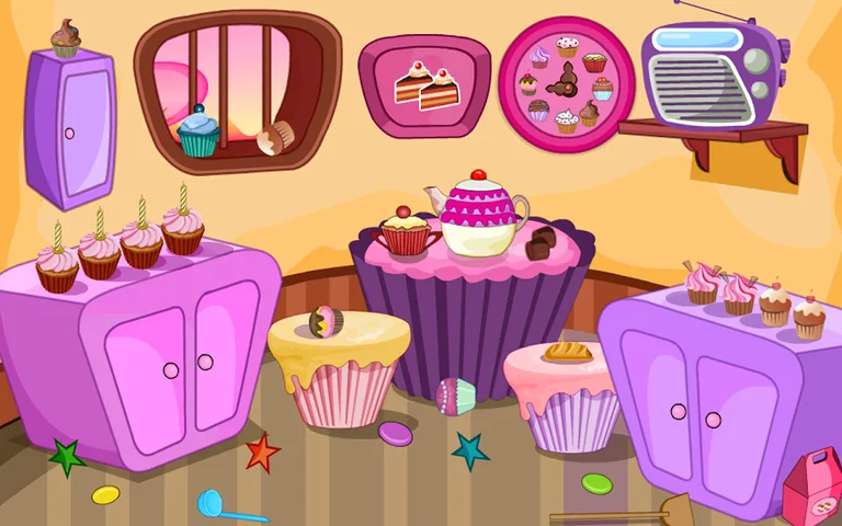 Escape Games-Cupcakes House screenshot 5