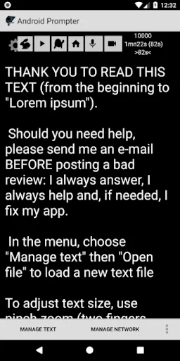 A Prompter for Android screenshot 6