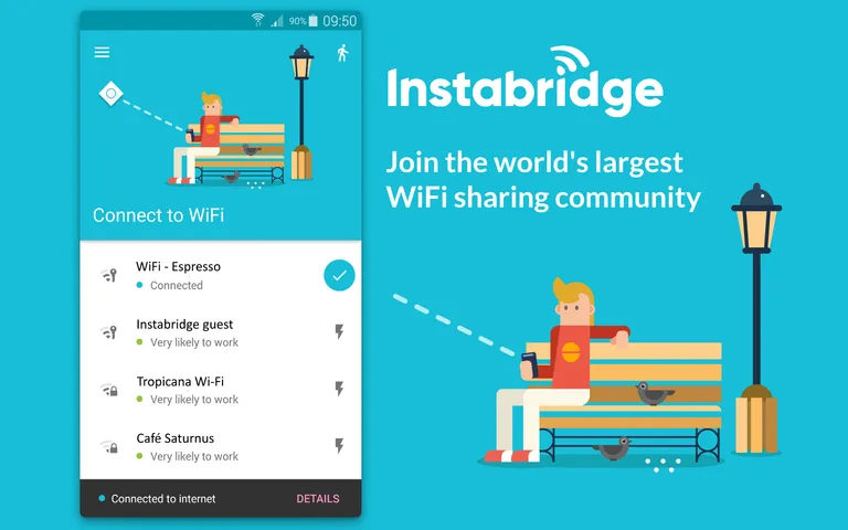 Instabridge - Free WiFi screenshot 1