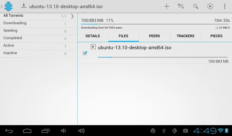 aTorrent - torrent downloader screenshot 9