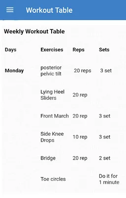 Diastasis Recti Workout screenshot 3