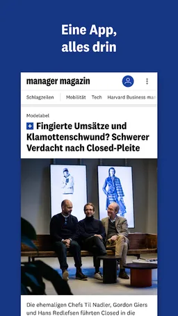 manager - Nachrichten screenshot 1