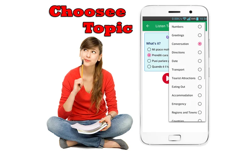 Learn Italian Language Offline screenshot 7