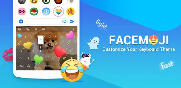 Facemoji Emoji Keyboard Lite: GIF, Emoji,DIY Theme cover image