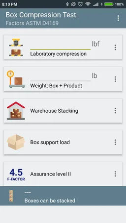 BCT ASTM D4169 screenshot 1