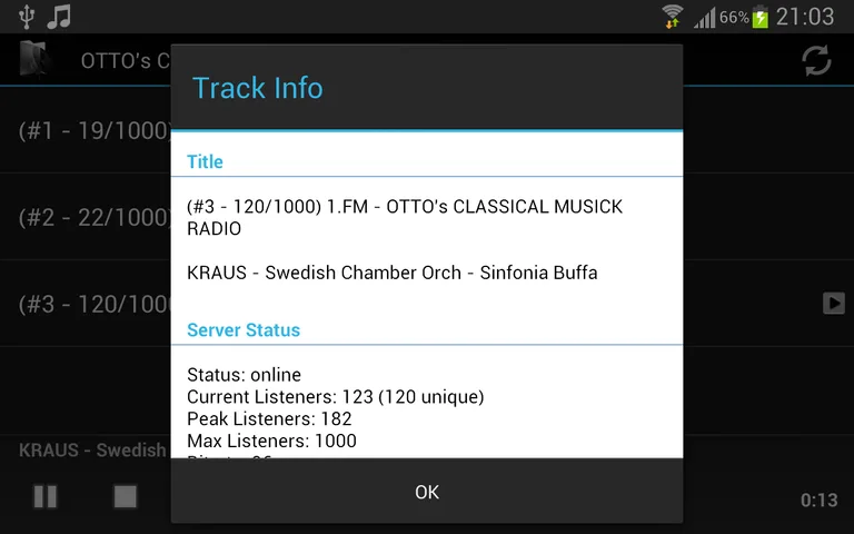 Classical RADIO screenshot 2