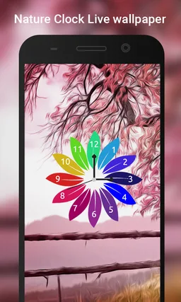 Nature Clock Live wallpaper screenshot 5
