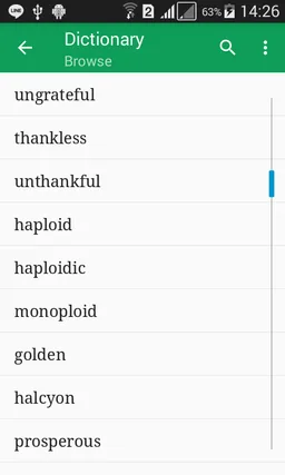 Synonym Dictionary Offline screenshot 1