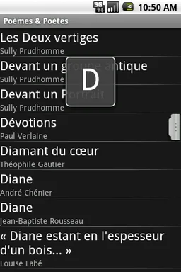 Poèmes & Poètes screenshot 2