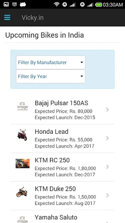 Vicky.in Car and Bike App screenshot 5