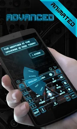 Advanced GO Keyboard Animated Theme screenshot 2