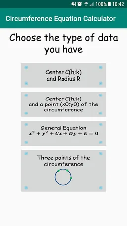 Circumference Equations screenshot 3
