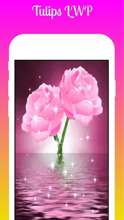 Tulips Live Wallpaper 2019 HD Free Tulips flowers screenshot 2