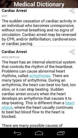 Medical & Medicine Dictionary screenshot 9