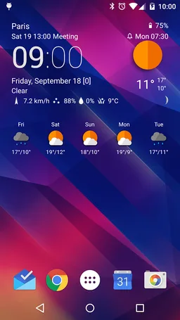 TCW material weather icon pack screenshot 1
