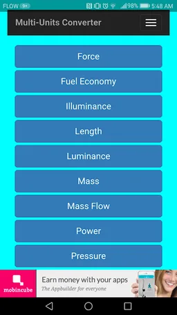 Multi-Units Converter screenshot 3