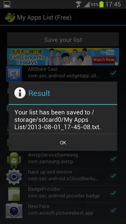 My Apps List (Free) screenshot 4