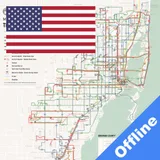MIAMI METROBUS METROMOVER METRORAIL MAP OFFLINE icon