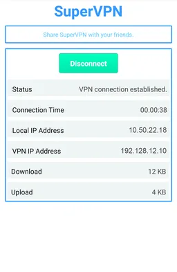 Super VPN - Free Android VPN screenshot 2