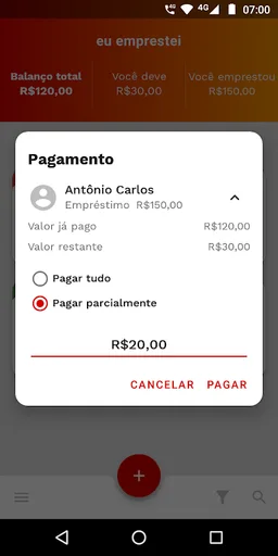 Eu Emprestei - Loan Manager screenshot 1
