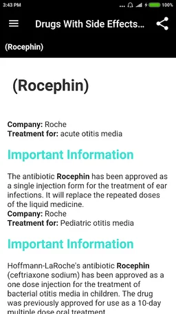 Drugs Side Effects Dictionary screenshot 3