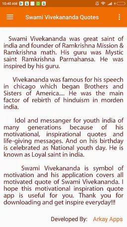 Swami Vivekananda Quotes screenshot 7