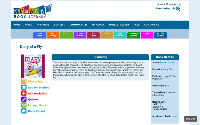 Tumblebooks screenshot 8