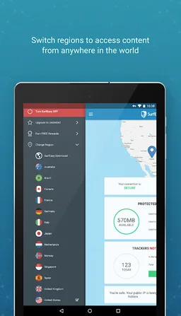SurfEasy Secure Android VPN screenshot 6