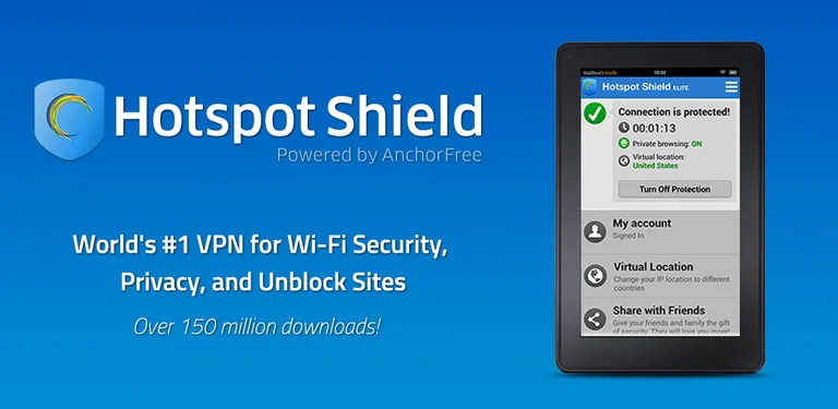 Hotspot Shield Free VPN Proxy & Secure VPN cover image