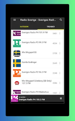 Radio Sweden FM - DAB Radio screenshot 6