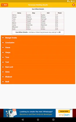 Kundli Software: Astrology & Horoscope, Chat/ Call screenshot 1
