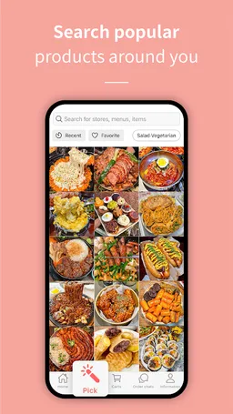 DELIVERY K : Food delivery screenshot 1